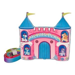 Loungefly Hasbro My Little Pony Castle Cross Body Bag purse